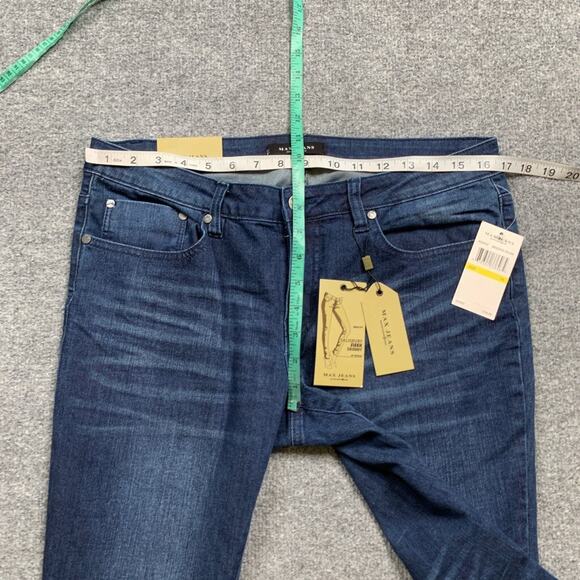 Max Studio Jeans Womens 10 Denim Salisbury Sleek Skinny Stretch Max Fit Zip Fly - Picture 6 of 12